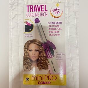 Conair MiniPRO Travel Curling Iron - Purple
